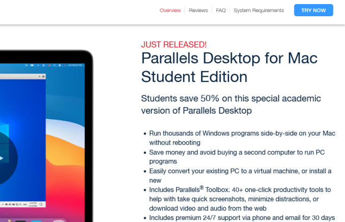 parallels pro for mac for education pricing